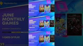 🔥 PlayStation Plus Monthly Games for June #shorts #shortvideo #freepcgames