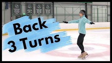 Back Outside 3 Turns in Figure Skating