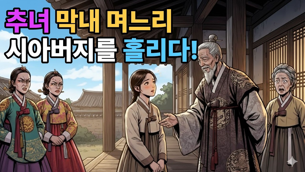 추녀 막내 며느리, 시아버지를 홀리다! | 오비오북 | 옛날이야기 | 민화 | 야담