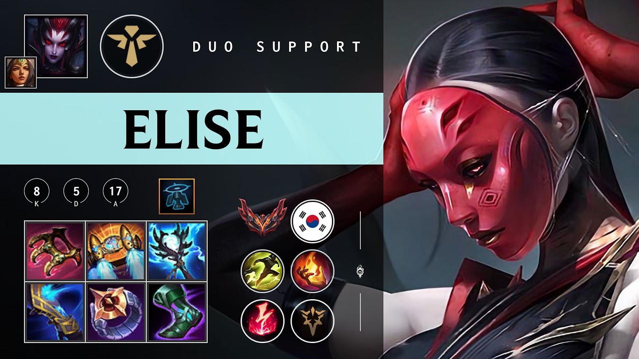 Elise Support vs Alistar - KR Grandmaster Patch 26.04