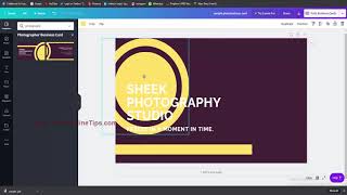 Canva Tutorials In Tamil | How To Design Business Card For Free screenshot 5