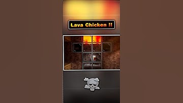 Lava Chicken 💀 #minecraft #shorts #animation #trending #trollface