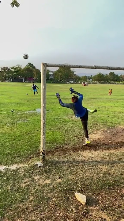 The best goalkeeper save in slow motion! 👏 (via balbuena.hdez10/IG) #shorts