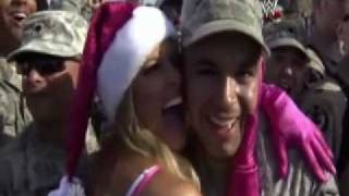 Kelly Kelly Kisses A Troop (Very Cute) - Tribute to the Troops 2009