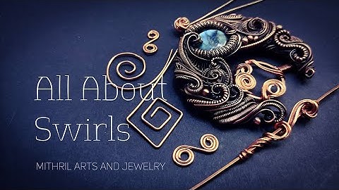 🌟JEWELRY MAKING WIRE WRAPPING FOR BEGINNERS 🌟 ALL ABOUT SWIRLS