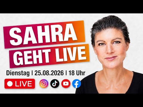 Livestream von Sahra Wagenknecht