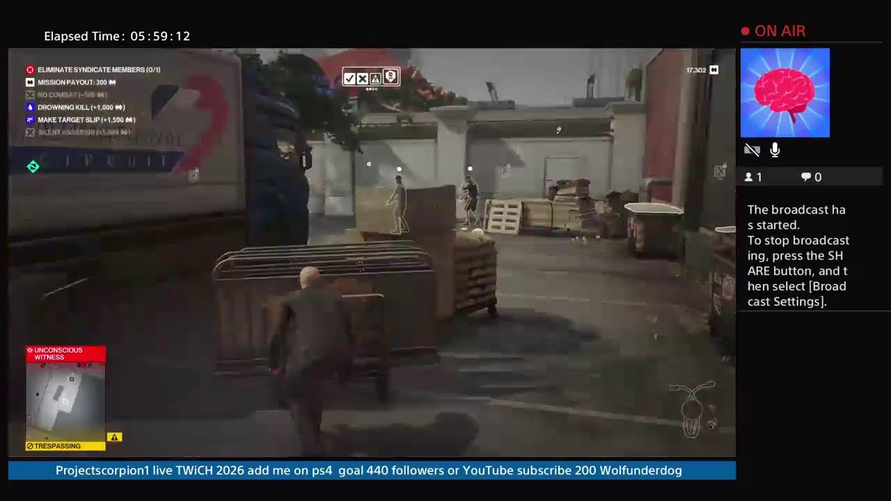 Wolfunderdog LIVE on Hitman world of assassin 2026Thursday5March on  ps4 Goal 200 Like and su