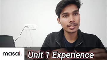 Unit_1 Experience of @MasaiSchool#masai #coderlife #LifeAtMasai