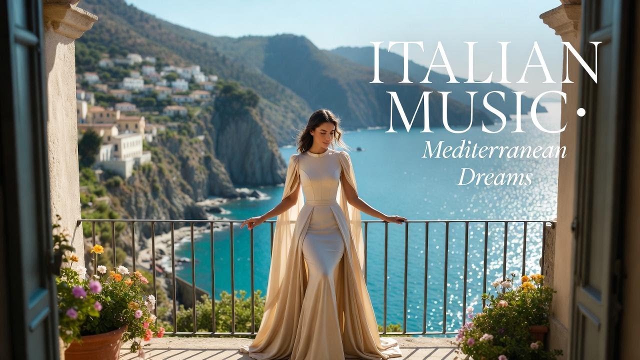 Italian Vibes & Mediterranean Dream Escape 🎶 Amalfi Coast 4K | Dolce Italia Music