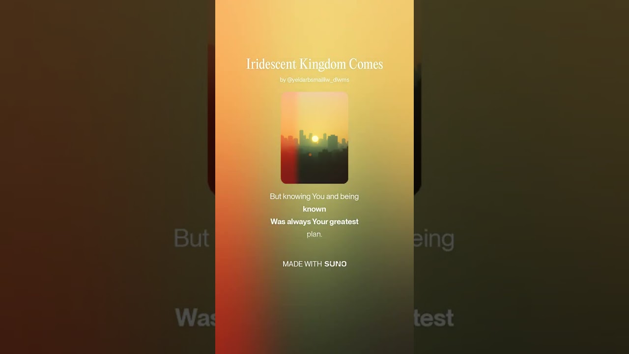 Iridescent Kingdom Comes   DLWMS Mellow Rock v2