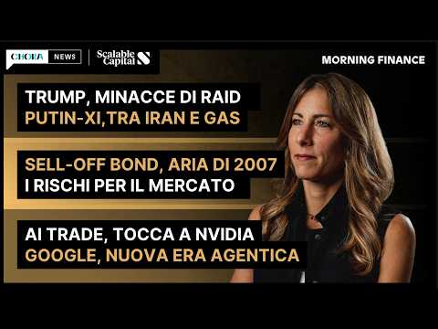Video Allarme bond, Asia in rosso. Il giorno di Nvidia, le novità di Google. Putin da Xi | Morning Finance
