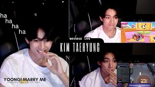 [Eng sub] V new weverse Live Playing Games (14112022)