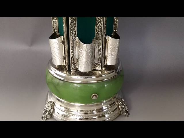 Reuge antique lipstick carousel music box