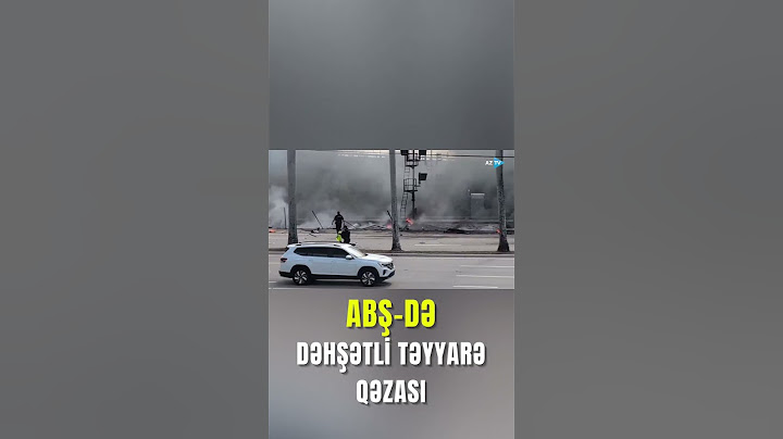 ABŞ-də dəhşətli təyyarə qəzası oldu