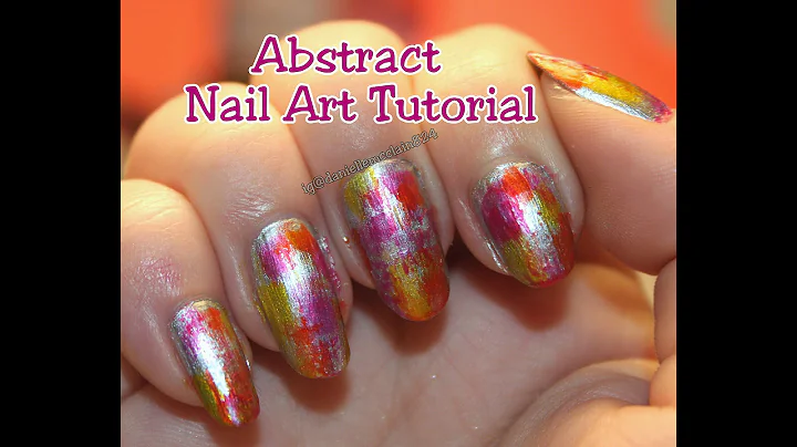 OPI Color Paints Abstract Design, Nail Art Tutorial