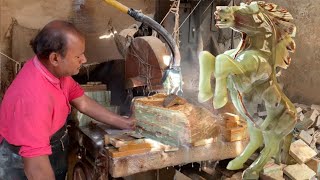 How Marble Horse are Made || How Hand Carved Marble Horse are Made ||