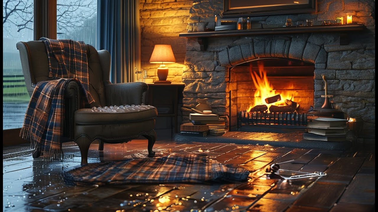 Rainy Afternoon Tea 🌧️ Cozy Piano Jazz to Relax/Study to