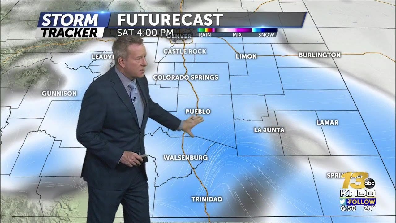 Partly cloudy and mild today... then tracking Saturday snow - YouTube