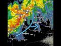 Very impressive winds on radar with this storm. Wind damage is very possible