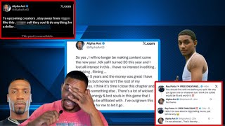 Alpha Ant Announces His Retirement And Drags Raypotts