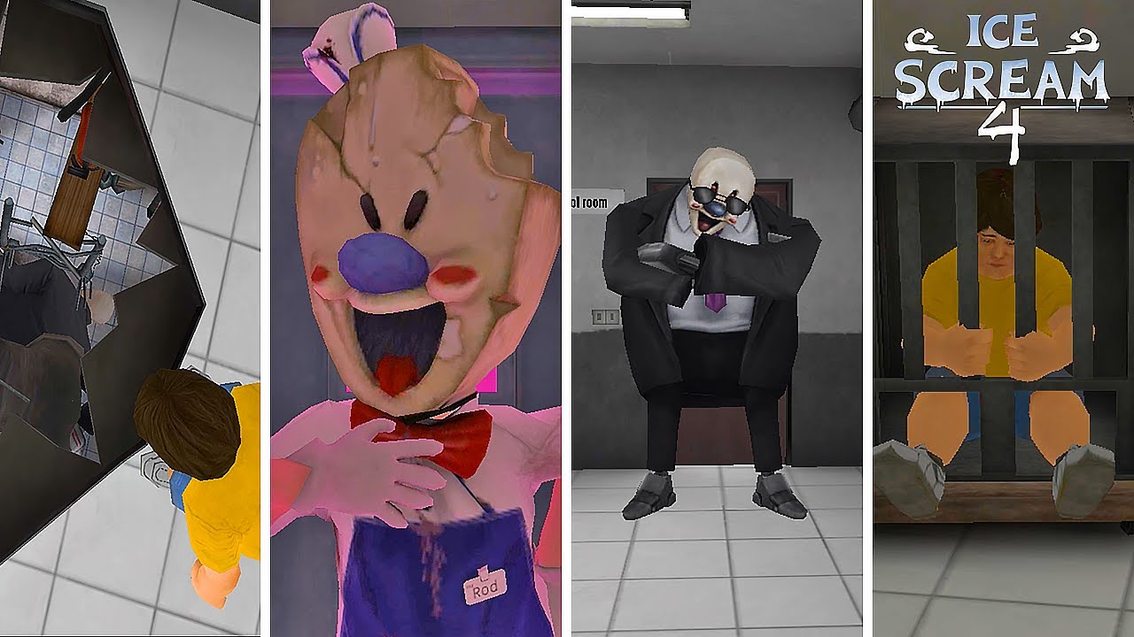 All NEW Ice Scream Chapter 4 Cutscenes