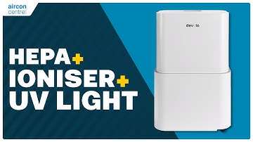 An AIR PURIFYING BEAST | Devola DVHA20L Dehumidifier/Air Purifier