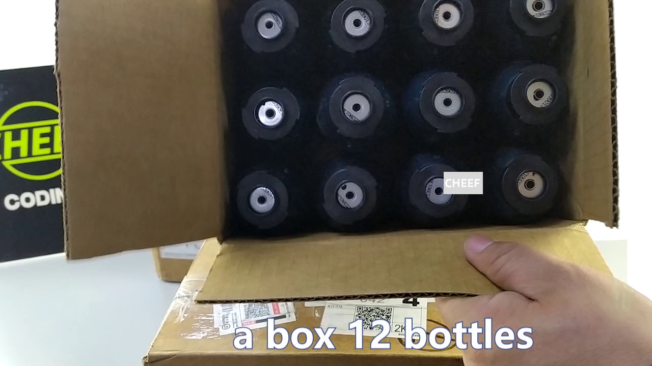 Let's take a look at the Videojet marsh ink 20943 used in the unicorn