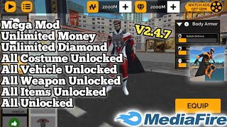 Naxeex Superhero Mod Apk Terbaru Unlimited Money - All Weapon Unlocked screenshot 1