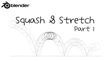 Twelve Principles of Animation - Squash and Stretch (Part 1) #blender #animation #tutorial