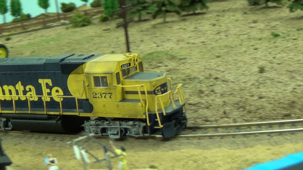 My 4x16 foot Desert and Mountain Scenery HO layout!