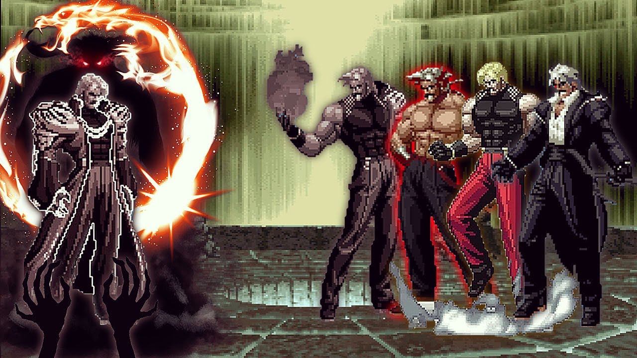 [Mugen KOF] New Final Rugal vs Ultimate Rugal Bernstein Team - YouTube
