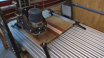 CNC Cutting Juice Line Into Custom Cutting Board