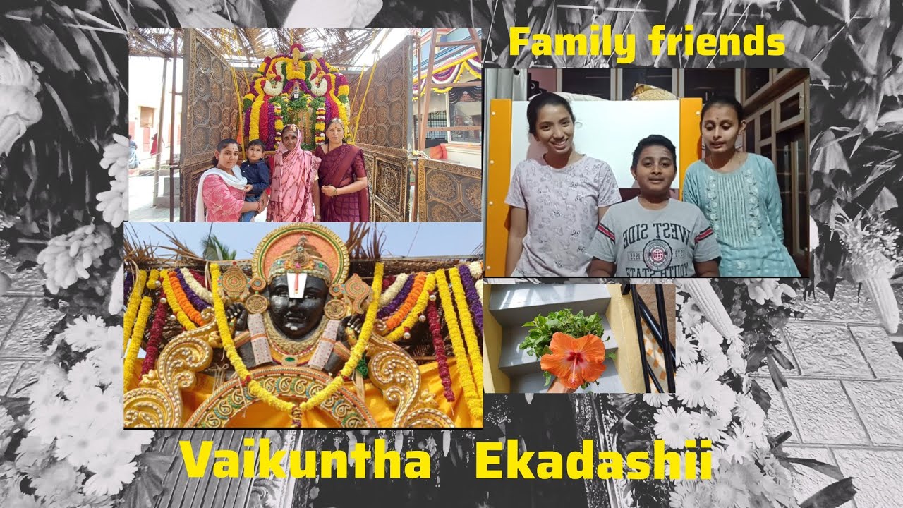 VAIKUNTHA EKADASHII 2025✨️🙏 vlog | fun time with family friends 🧡 