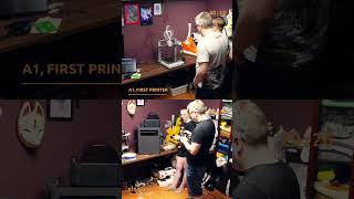 Her first 3D printer vs her second