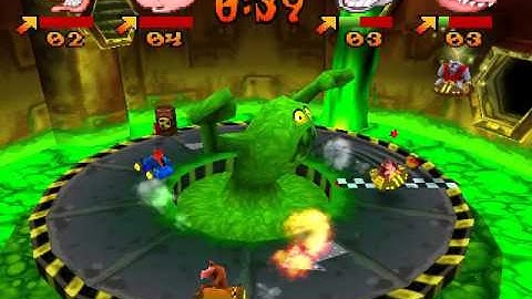 Crash Bash - 200% - #131 - Toxic Dash - Platinum Relic Challenge