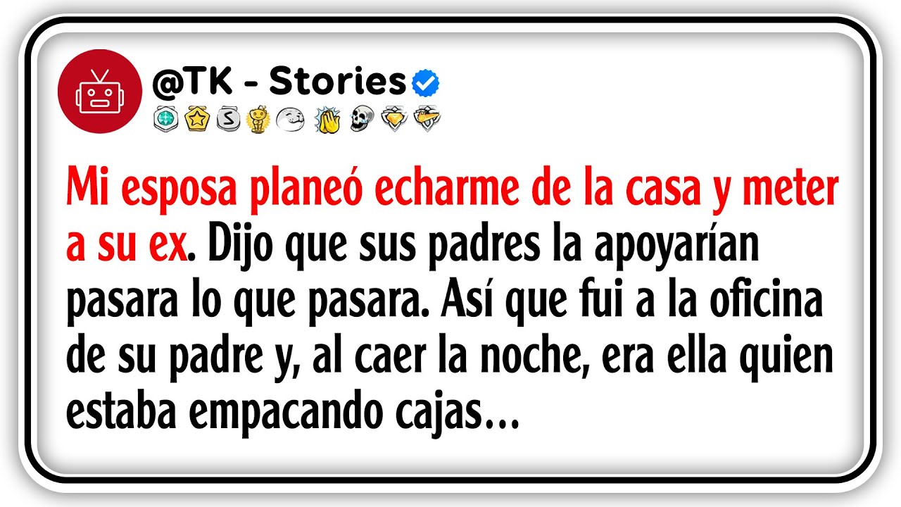 Mi esposa planeó echarme de la casa y meter a su ex. Dijo que sus padres la apoyarían pasara lo...
