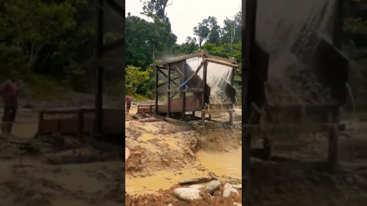 CRAZY EXCAVATORS proses tambang emas part 1 