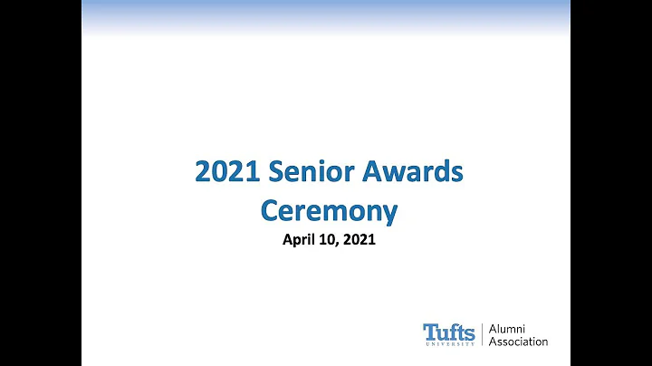 2021 Tufts Alumni Association Senior Awards