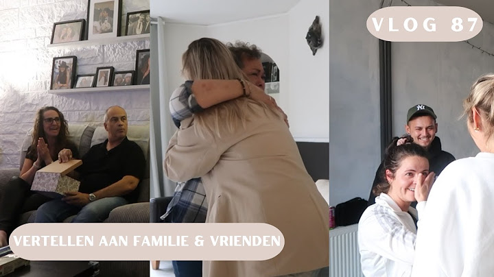 FAMILIE EN VRIENDEN VERTELLEN DAT IK ZWANGER BEN! || #vlog87