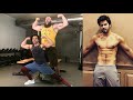 Varun Dhawan Workout With  WWE Braun Strowman Gym Strength Chest And Biceps Workout.....😀😀😀😀