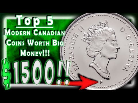 Top 5 Modern Canadian Coins In Circulation Worth 