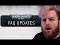 JULY FAQ / ERRATA