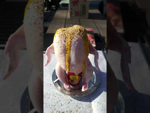   캠핑 바베큐 닭 구이 1박2일 이승기 치킨 Beer Can Chicken Barbecue Shorts