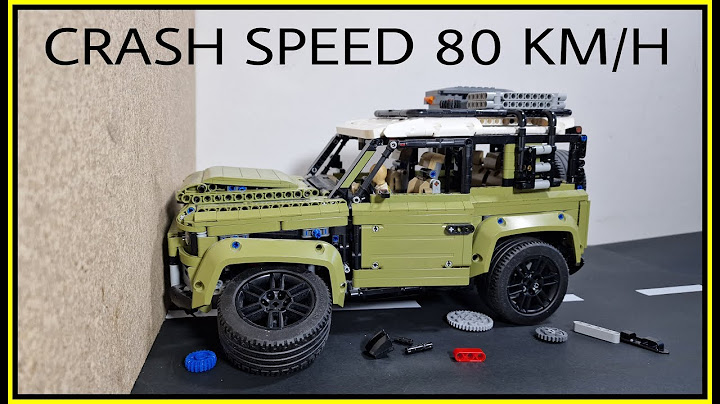 Lego Technic 42110 CRASH 🚨 80 KM/H 🚨 Lego car CRASH TEST - Lego Technic CRASH Test