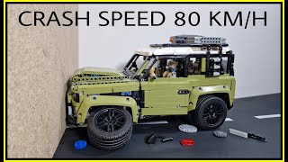 Lego Technic 42110 CRASH 🚨 80 KM/H 🚨 Lego car CRASH TEST - Lego Technic CRASH Test screenshot 4