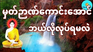 ပါမောက္ခချုပ်ဆရာတော် ဘုရားကြီး ဟောကြားတော်မူသော မှတ်ဉာဏ်ကောင်းအောင် ကျင့်ဆောင်ခြင်း တရားတော်-