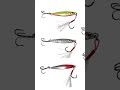kit 5 iscas artificiais slow jig talha 9cm 20g black bass 👆link na bio