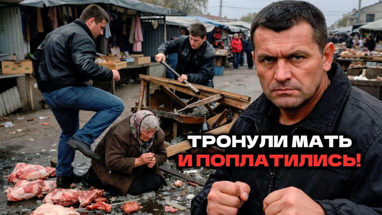 Бандиты хотели ОТЖАТЬ мясную лавку у старухи, но не знали КТО её сын — месть АВТОРИТЕТА ЗОНЫ за мать