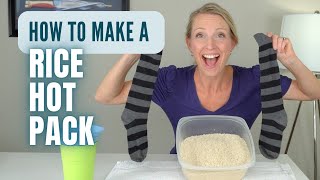 How to Make A Hot Pack with Rice: No Sew Method