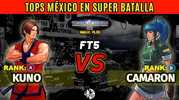¡Super Duelo! KUNO vs CAMARON ¡TOPS DE MÉXICO SE CRUZAN! KOF 2002 PLUS